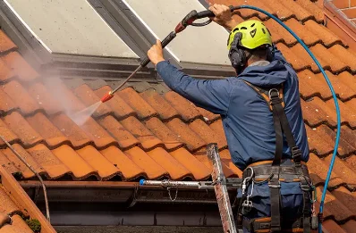 Démoussage et hydrofuge de toiture à Évenos